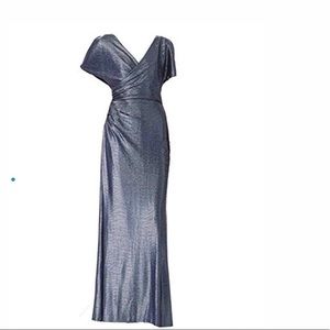 Ralph Lauren Women’s Bell Sleeve Metallic Dress